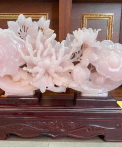 MocNgoc.836 Gậy Như Ý Mẫu Đơn Nhỏ Ngọc Onyx Hồng