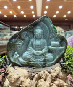 Tượng Phật Tổ A Di Đà Ngọc Phỉ Thúy Tự Nhiên