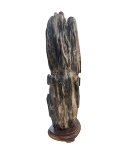 Gỗ Hóa Thạch No652   Độc Trụ Thanh Tú 205kg Cao 69cm