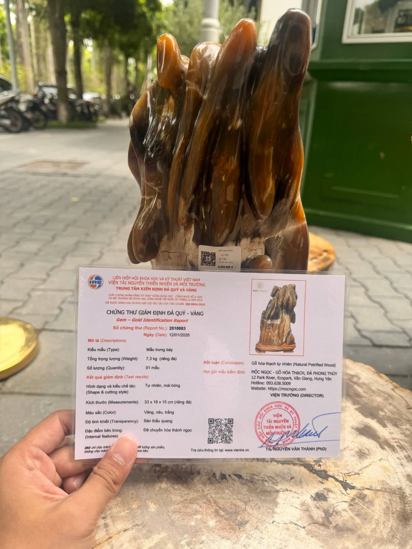 Chứng Thư Giám Định Đá Quý